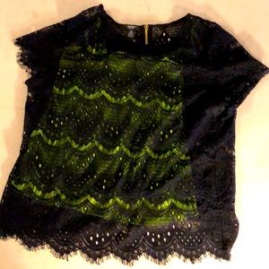 Beautiful black lace top